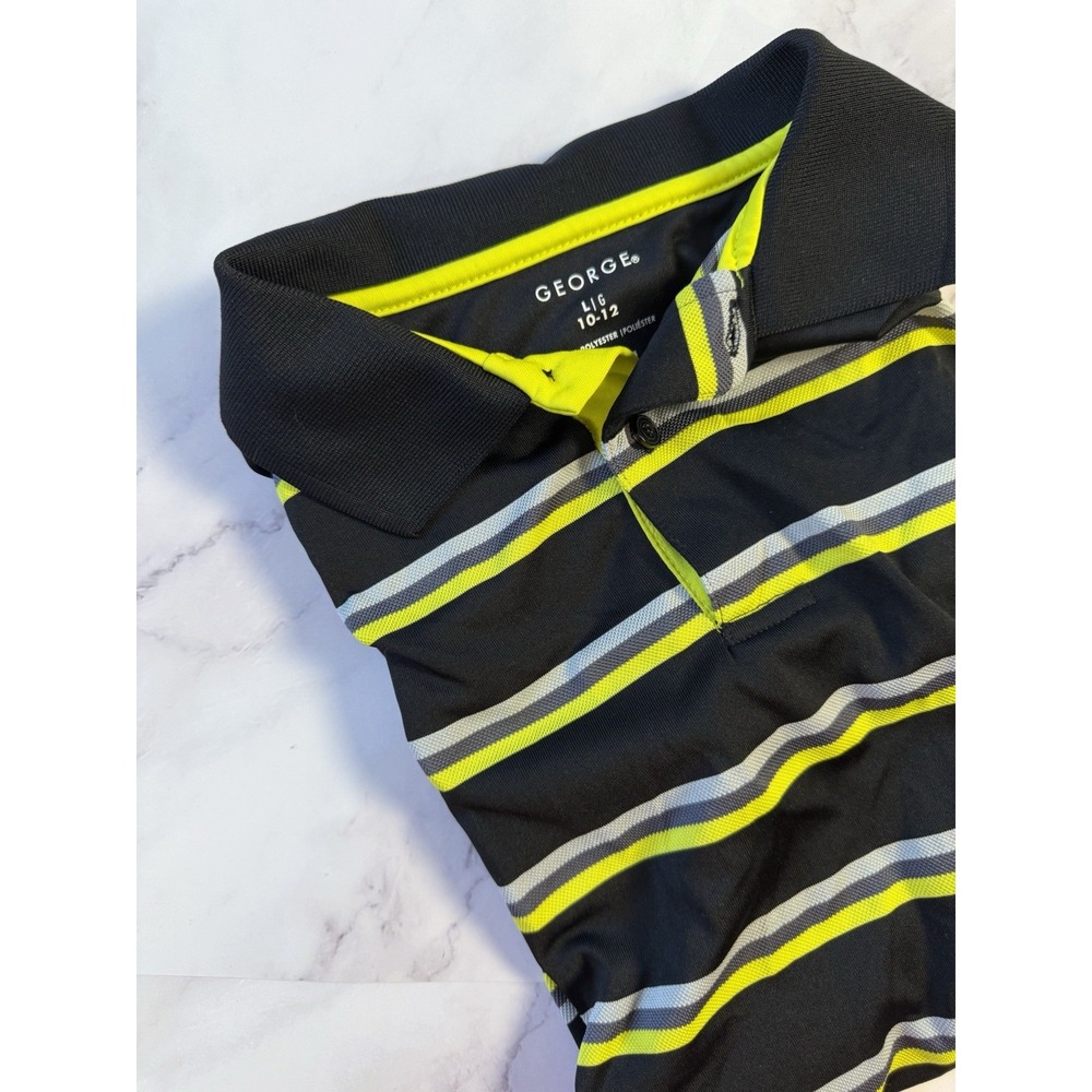 George‎ Youth Collared Shirt Size Large (10-12) Short Sleeve